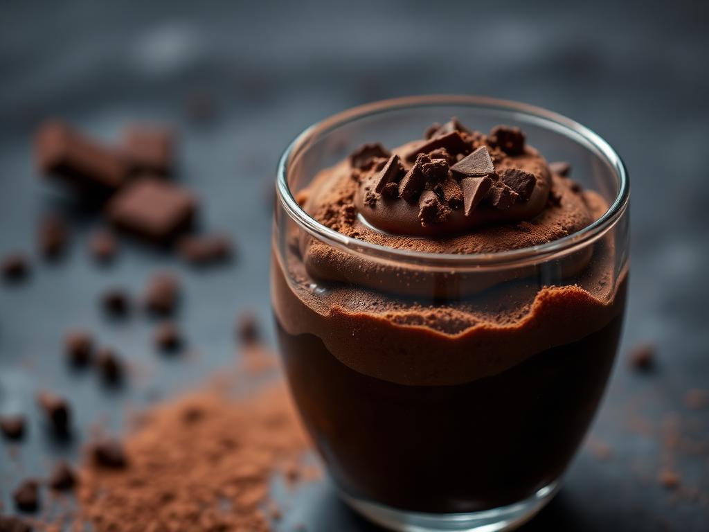 Mousse au chocolat noir 70%
