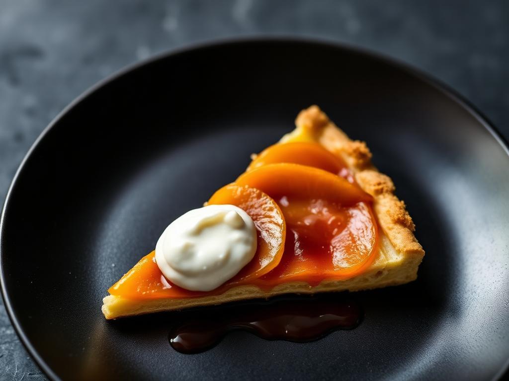 Tarte Tatin, crème fraîche d'Isigny